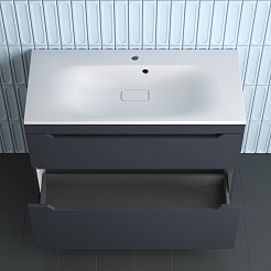 Style Line Тумба под раковину Остин 100 графит – фотография-6